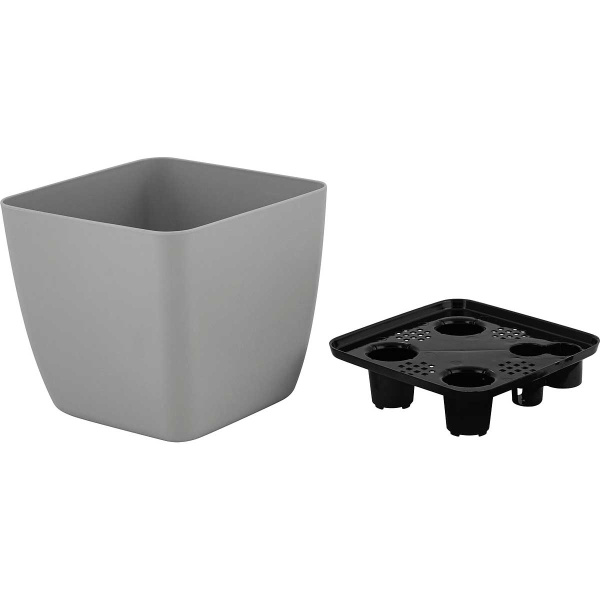 Горшок ВИЕННА 1,5л со встав квадрат франц платан 