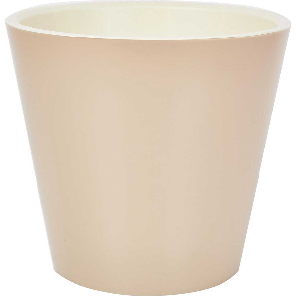 Горшок ЛОНДОН 5л мол шоколад/белый х15 