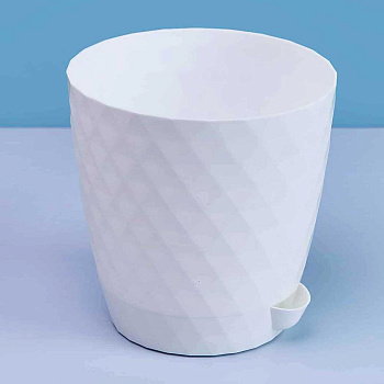 Горшок "Румба" 3 л Белый Пласт Авеню х24 