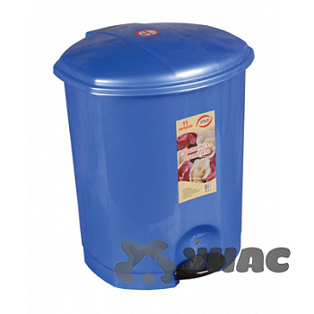 Контейнер для мусора с педалью 7л Эльфпласт 110(6)