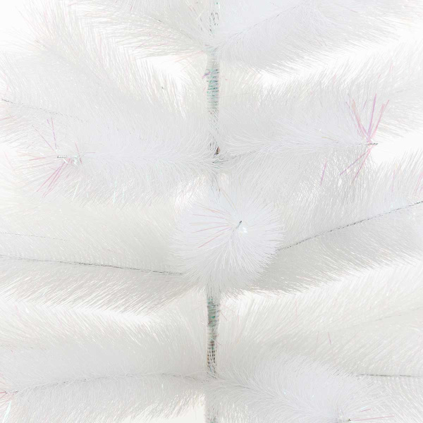 Елка HJ 90-77 90 см БЕЛАЯ С ГОЛУБЫМ 37 веток пластиковая подставка