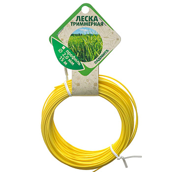 Леска триммерная "Квадрат" d 2мм 15м САДОВИТА х50
