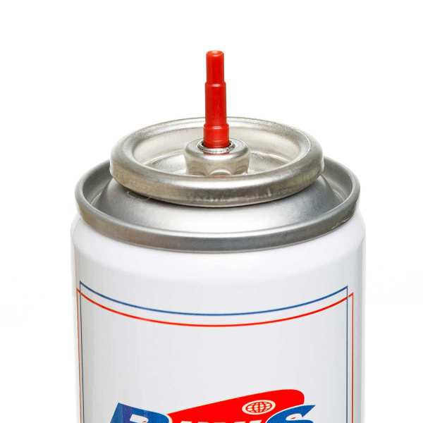 Газ для зажигалок  RUNIS, металлический баллон, 270мл+насадки, белый х36