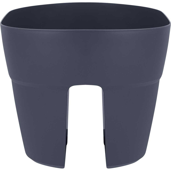 Ящик на перила 12 л вулканический серый х8 