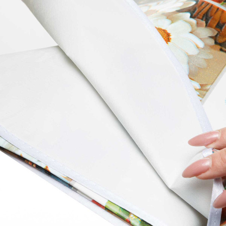 Скатерть Стиль с бейкой 135*110 636/0 Ягоды,ромашки Тверь