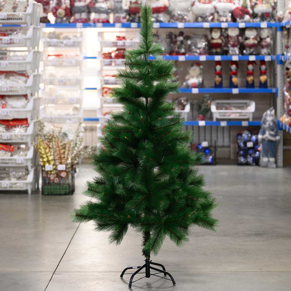 Елка HJ150-29 150см зелен. 144ветки мет.подст.