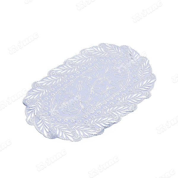 Салфетка 30*46 ажурная лейс прямоугольник белая LO-1007U