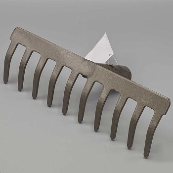 Грабли прямые 10 зубьев (131030-10) 25см h-6см САДОВИТА (24)