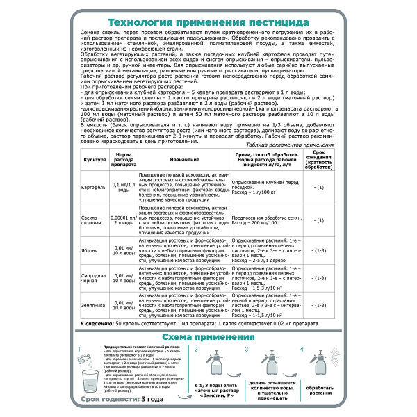 Эмистим Р (0,01 г/л) 0,5 мл х50 