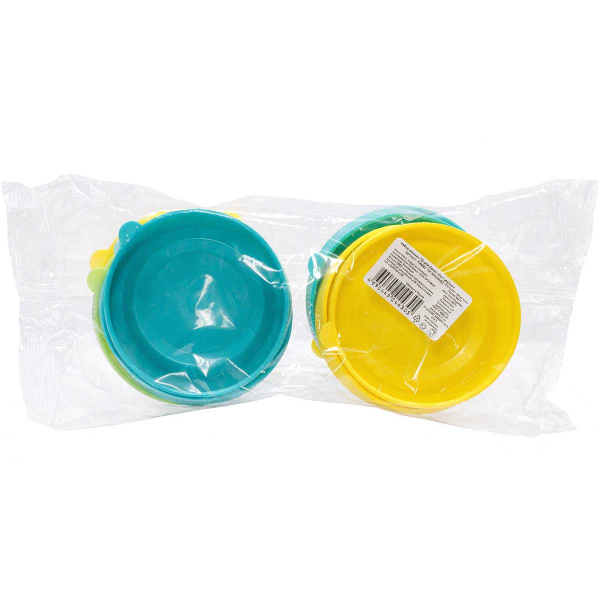 Набор крышек ПЭ для банок 10шт цветных Р2008С х24 