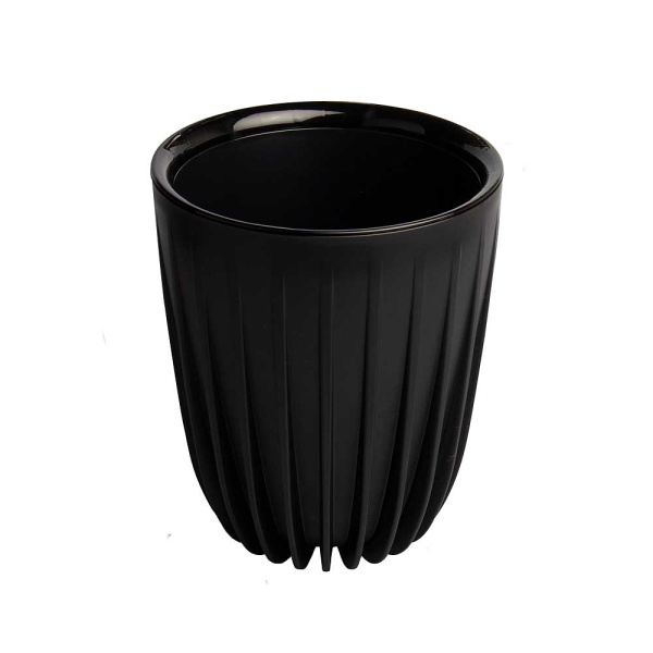 Горшок СИГМА 18л ЧЕРНЫЙ с вкладкой СИ30-75 