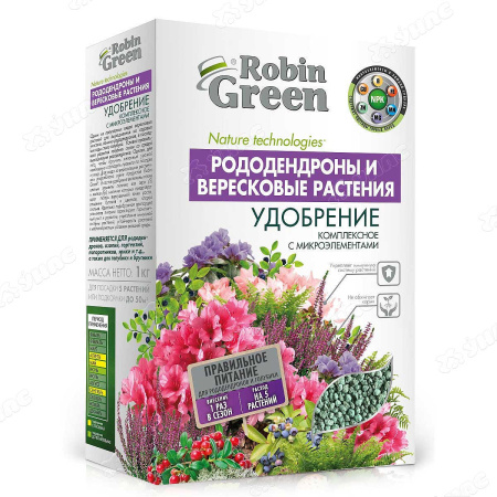 Удобрение сухое Рододендрон 1кг Robin Green ФАСКО х12 