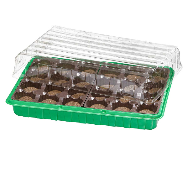 Парник с торфяными таблетками 41мм (комплект 24 таб)(15) 