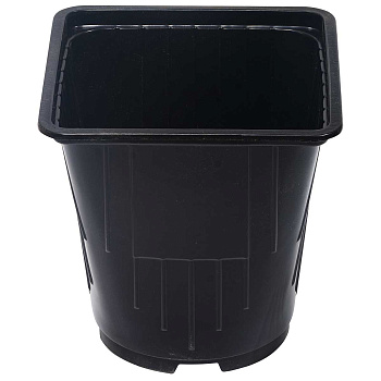 Горшок 0,23 л для рассады 7х7х8 черный Агроэкодом 
