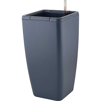 Горшок автополив МЮНХЕН 8/20л квад Серый х6 