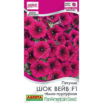 Петуния Шок вейв темно-пурпурная Аэлита Ц 