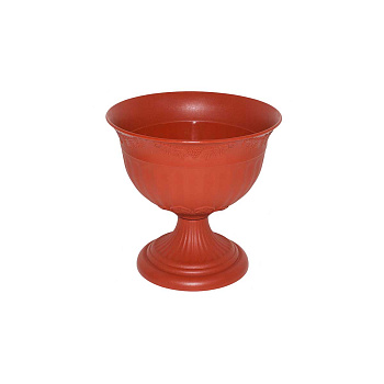 Вазон "Венеция" №1 (0,6л) корич-ый 07181 Милих (30)