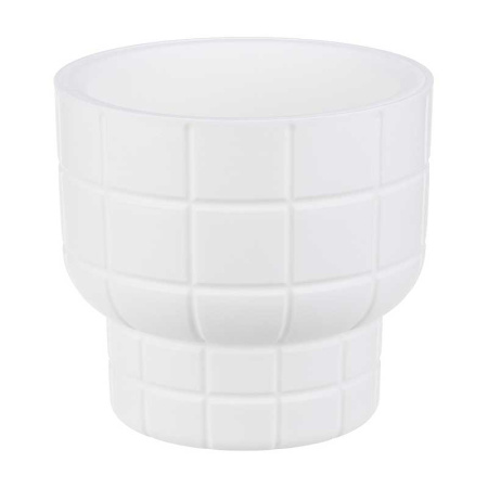 Кашпо КАРЕ D150мм 1л со вставкой белый М3256 х16 