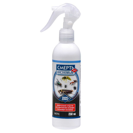 СМЕРТЬ НАСЕКОМЫМ 250мл спрей х12