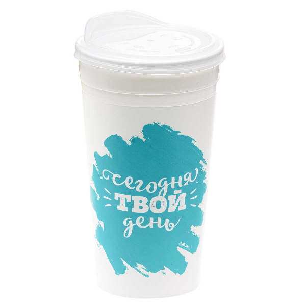 Стакан с крышкой 0,5л Цитата бир СТК-2394 ВМС х10