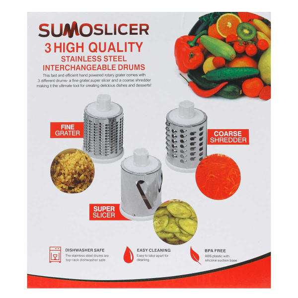 Овощерезка 3в1 NA2558 на присоске, ручная