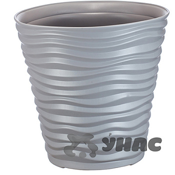 Кашпо ДЮНА  460*450 50л серый М3403 (3) 