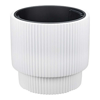 Кашпо СТРИП 40 л со вставкой Белый М3414 х1 