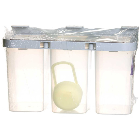 Набор контейнеров д/сып продуктов 3х2л+держатель