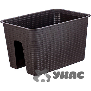 Кашпо на перила Ротанг 12л КОР М3227 (9)