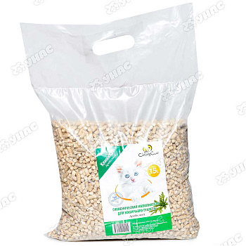 Наполнитель CleanyCat древесный 15л (Лаурон Буратино)