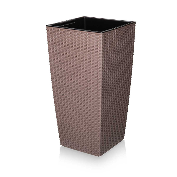 Кашпо Камелия РОТАНГ 17/42 серо-коричневый 569 х2 