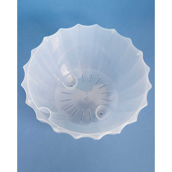 Кашпо Ракушка 2,4 л Прозрачный Пласт Авеню 