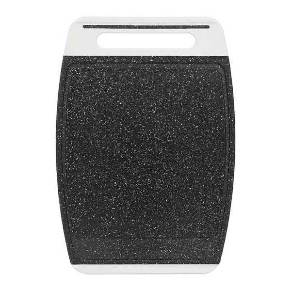 Доска разделочная ХЕВИ 405х275 Черная камень М1567х5