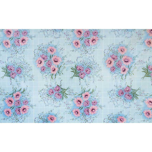 Клеенка н/о 135*20  ПЕРФЕКТ 548/1 (ромашки,гол.) Тверь