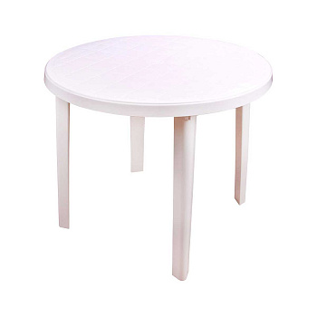 Стол круглый Белый 900х900х750 БШ2664