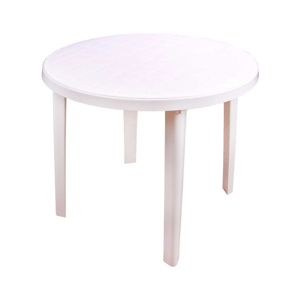 Стол круглый Белый 900х900х750 БШ2664