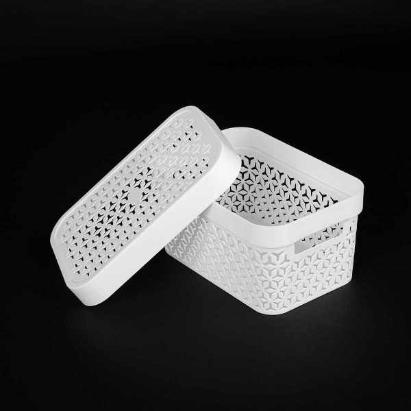 Корзина Элемент 5 л белый БШ9117 х10