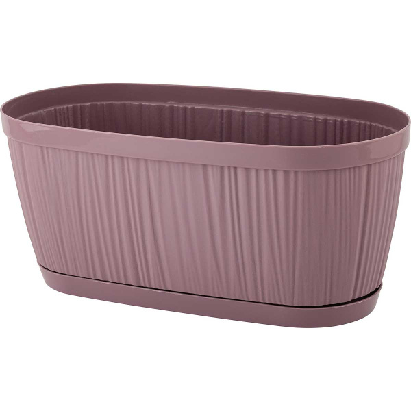 Горшок БАРСЕЛОНА 2,7л овал морозная слива х18 