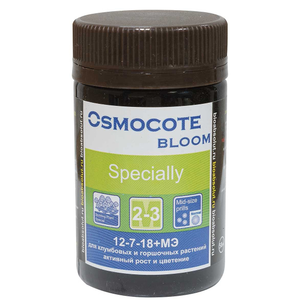 Осмокот 50мл. Bloom 2-3 мес. NPK 12-7-18+МЭ 