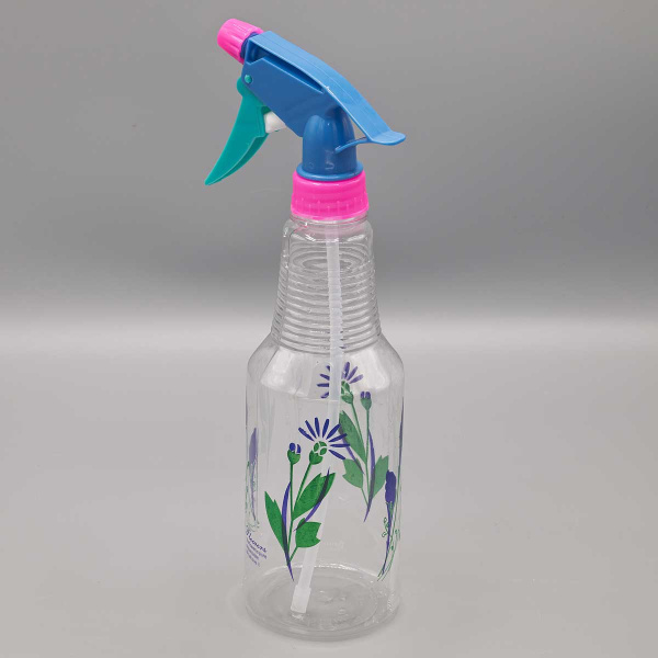 Распылитель жидкости 0,48л прозрачный с рисунком A-12-C Садовита (120)