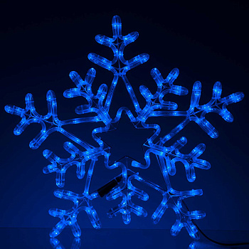 Гирлянда-панно дюралайт СНЕЖИНКА  /D-52см/