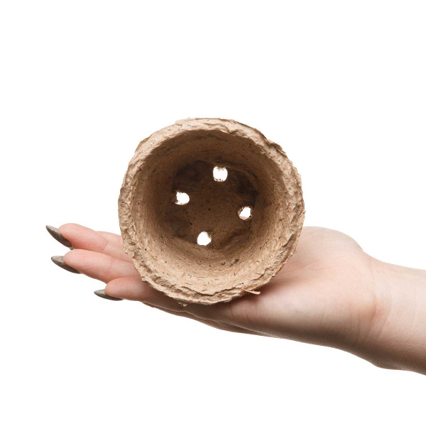 Торфяные горшочки 80*80 круглый с улучшенным дном ГС х5670 