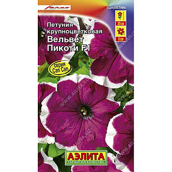 Петуния Вельвет пикоти крупноцветковая Аэлита Ц 
