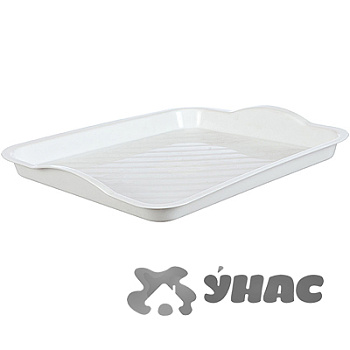 Поднос универ. малый 25х29 см БЕЛЫЙ М1109  (15)