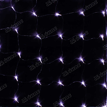 Гирлянда сетка LED LW-2-2 200 лампочек, прозрачный провод 2*2 м белый