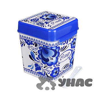 Емкость 1,2л Флорель (сахар) с ложкой БШ4825(12)