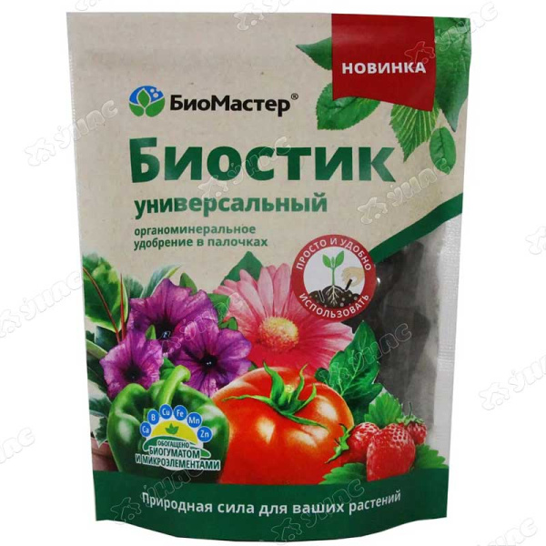 Удобрение Биостик универсальное ОМУ 250г БиоМастерх25 