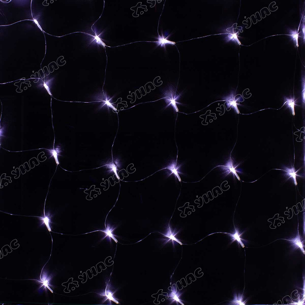 Гирлянда сетка LED LW-2-2 200 лампочек, прозрачный провод 2*2 м белый