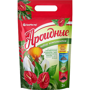 Грунт для ароидных (монстеры, дифенбах) 2 л БиоМастер 