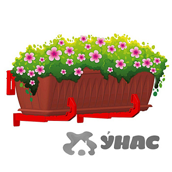 Крепление для балк.ящик. универс (2шт) М3229 КОР(8)